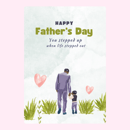 Father's Day card with father and child, 1_68c47905
