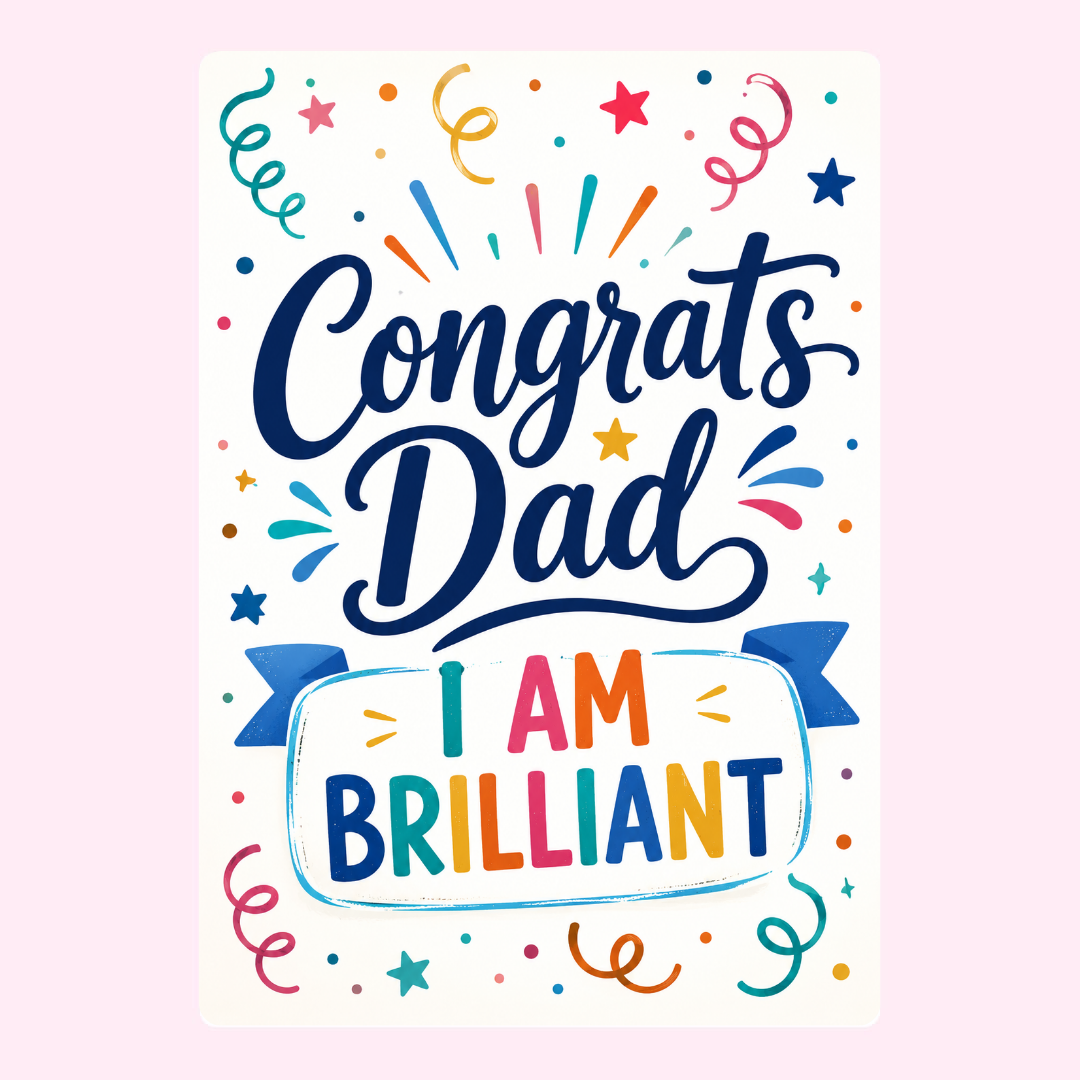 Brilliant Child Cake Card | MailBakes
