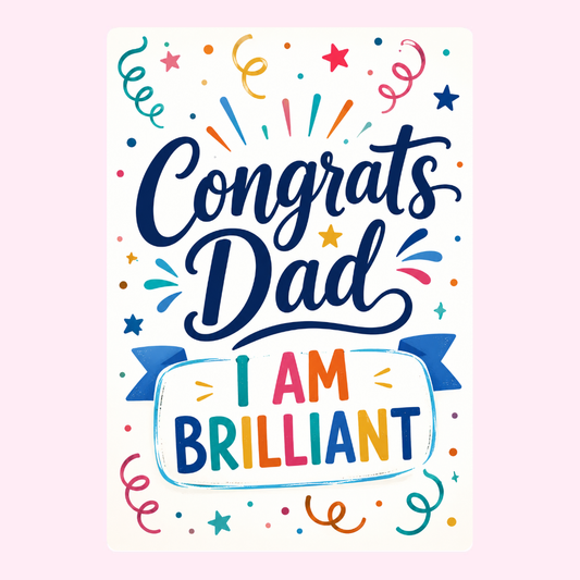 Brilliant Child Cake Card | MailBakes