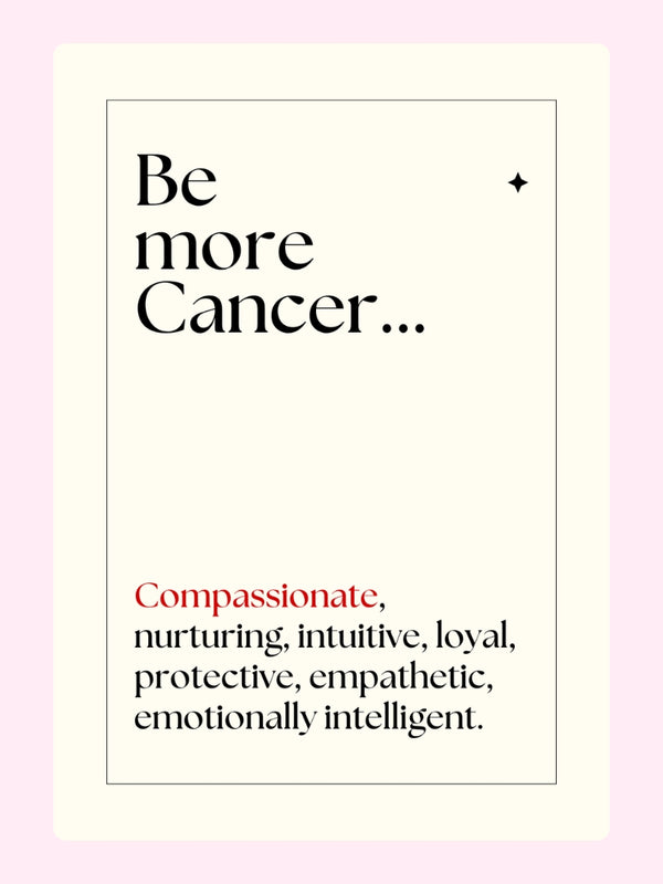 Be More Cancer Cake Card, birthday