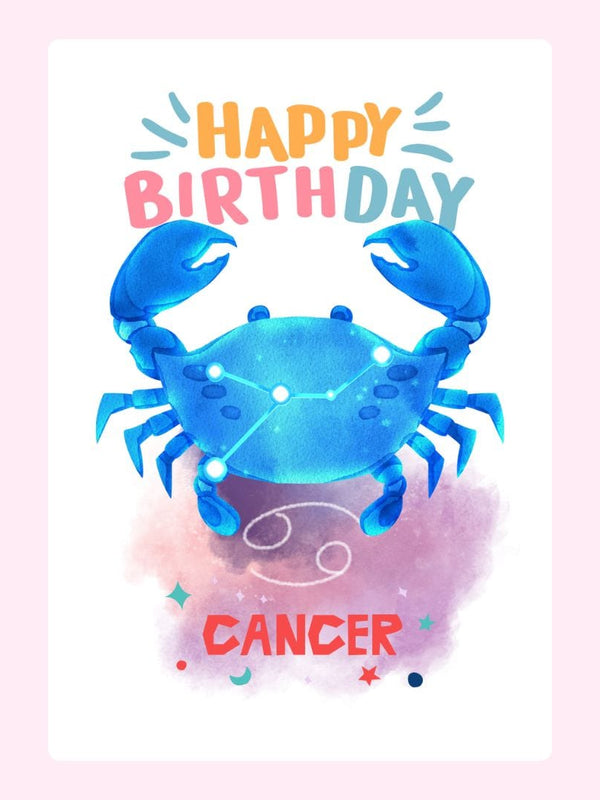Cancer birthday card