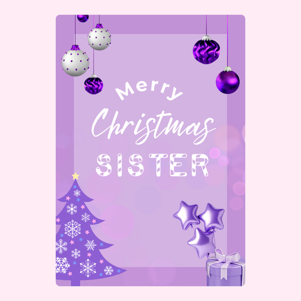 Merry Christmas Sister