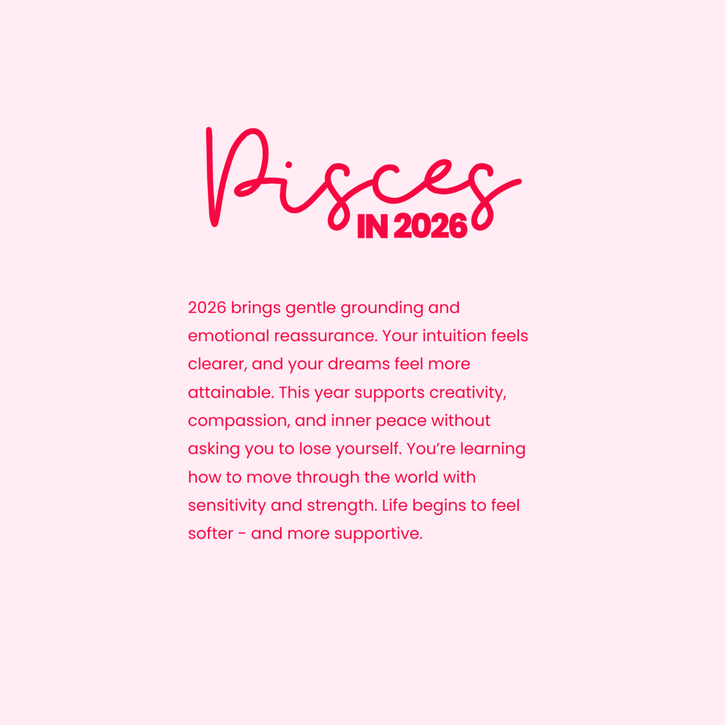 Pisces 2026