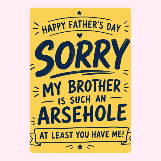 Better Than My Brother Cake Card | MailBakes