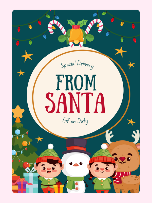 Special Delivery Cake Card, Christmas