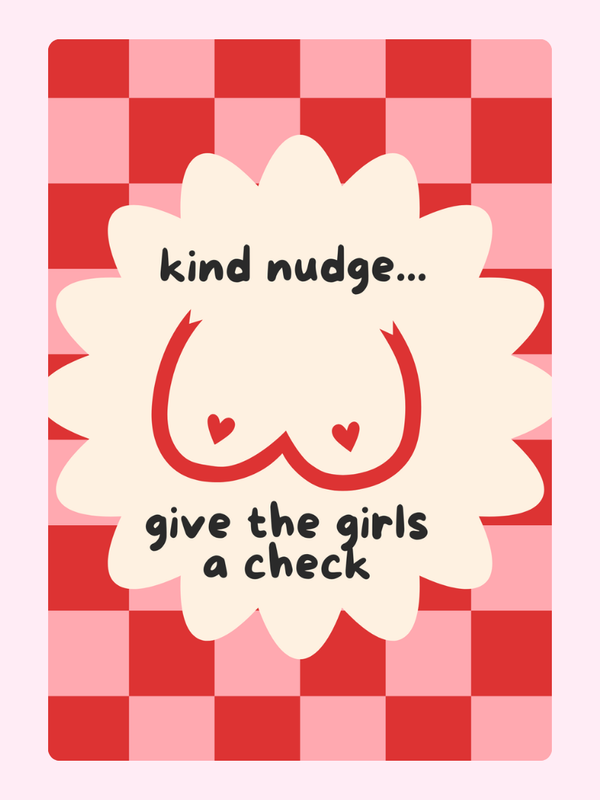 Kind Nudge Cake Card, thinking of you