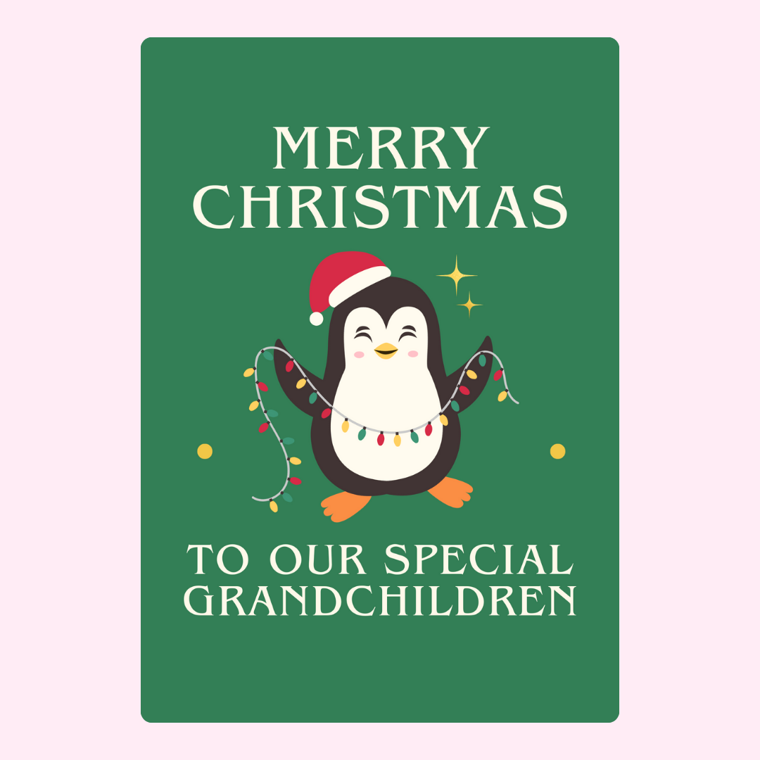 Christmas Penguin - Grandchildren