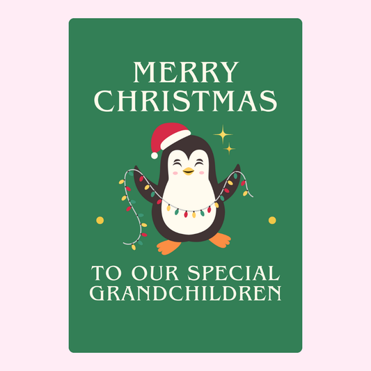 Christmas Penguin - Grandchildren
