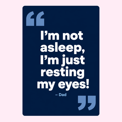Resting Dad Mode Father’s Day Cake Card | MailBakes