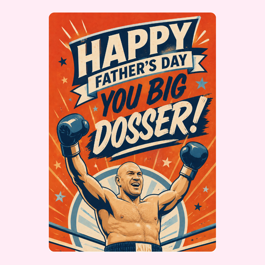 Heavyweight Champion Cake Card | MailBakes