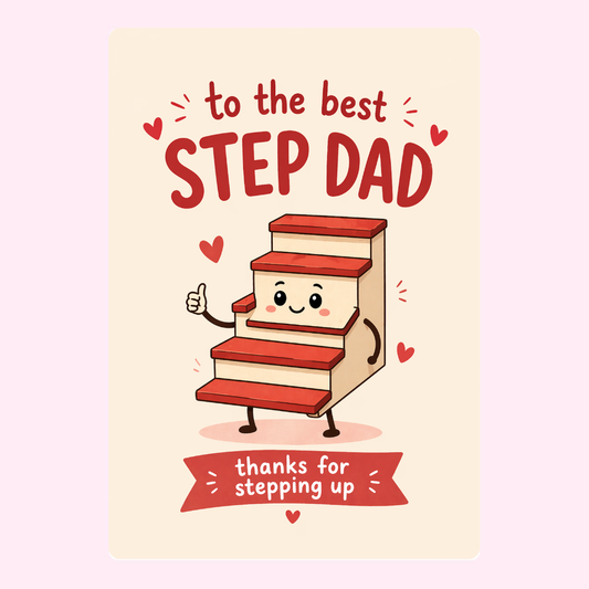 Sweet "Thanks For Stepping Up" Cake Card | MailBakes