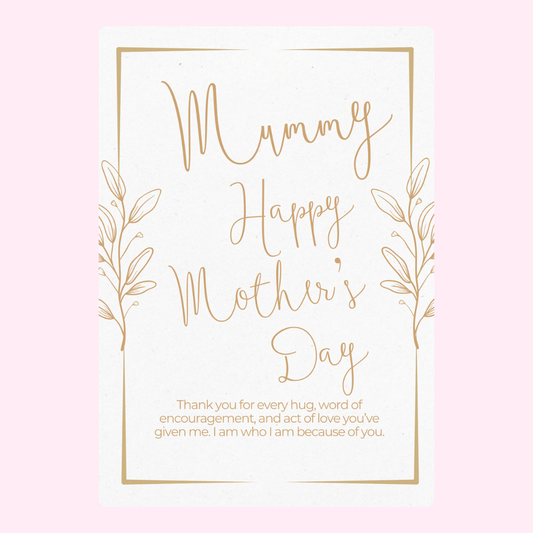 Mother's Day card for Mummy