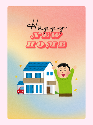 Happy New Home - Pink