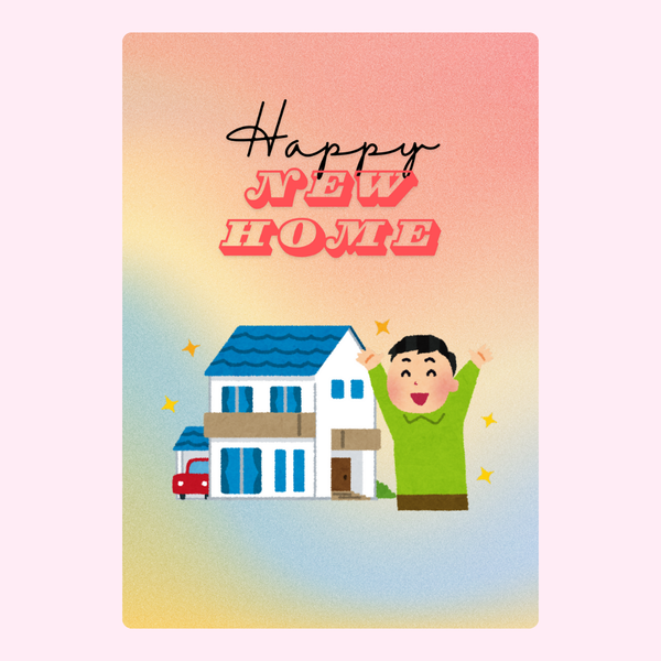 Happy New Home - Pink