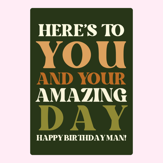 Happy Birthday Man