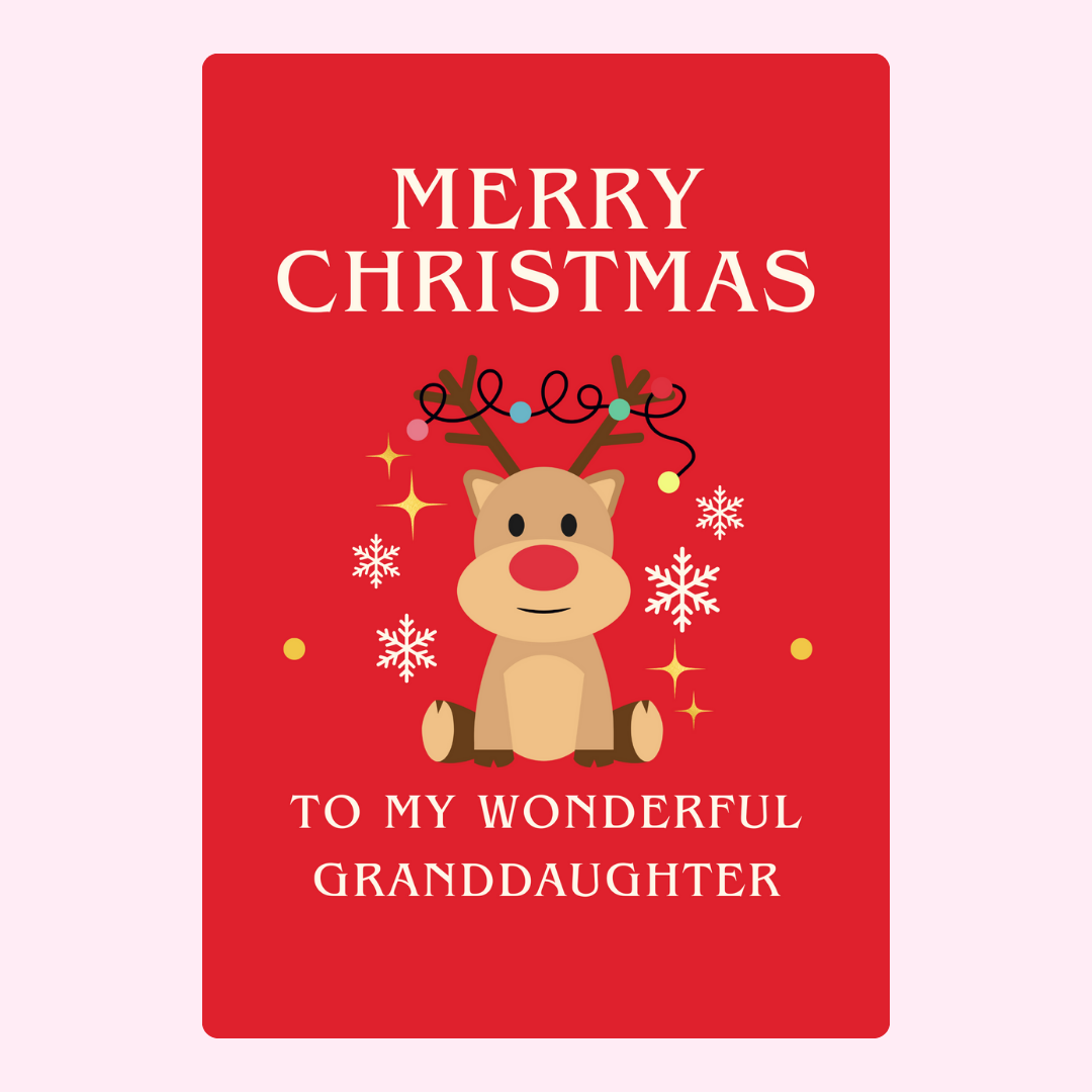 To My Wonderful Granddaughter