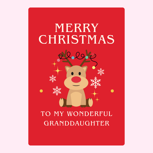 To My Wonderful Granddaughter