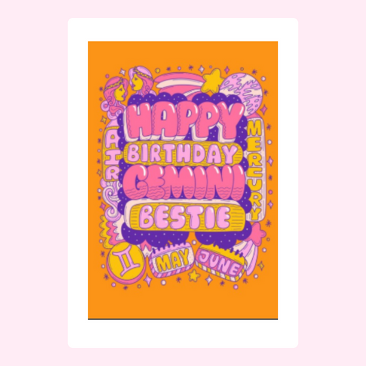 Happy Birthday Gemini