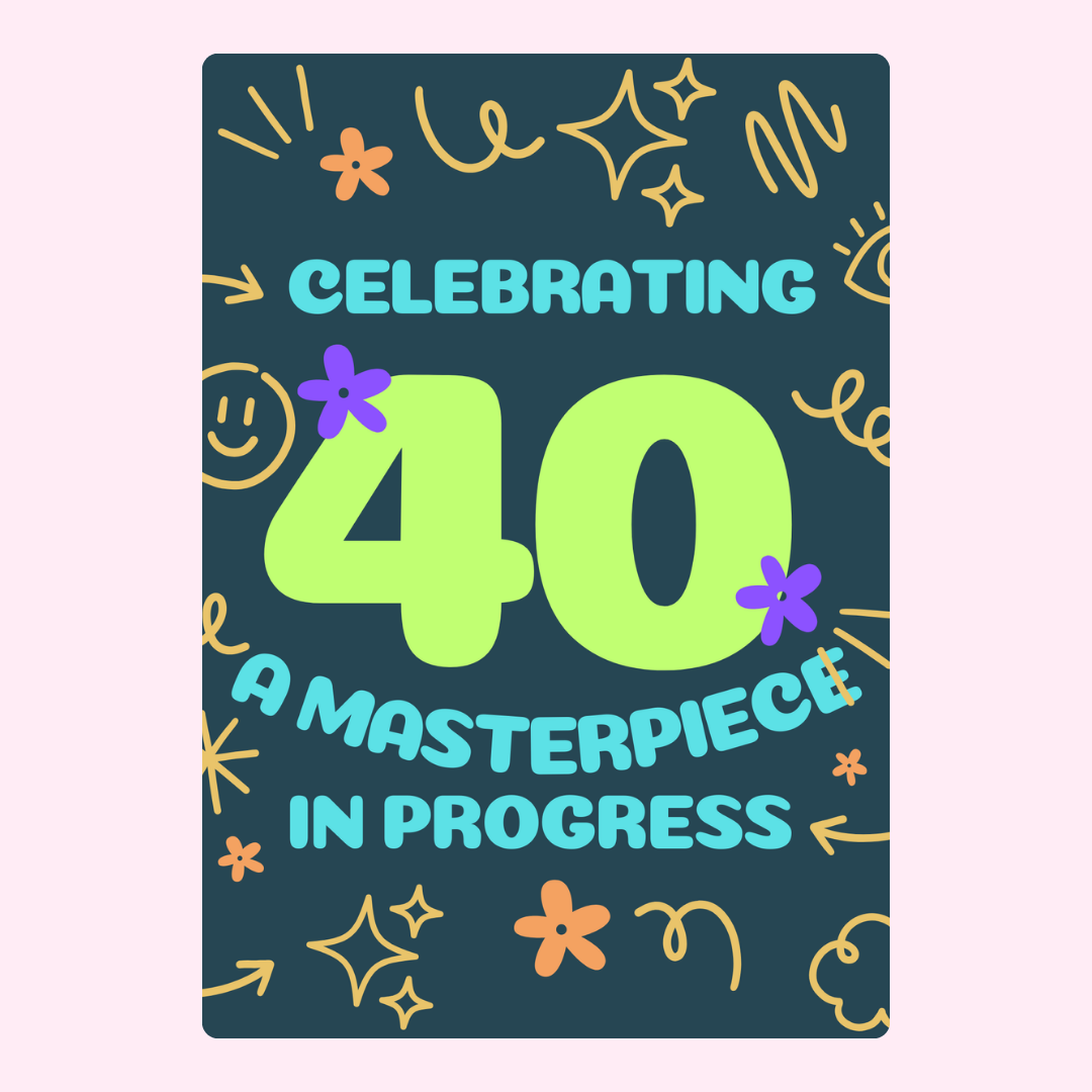 40th Birthday Celebration Card
