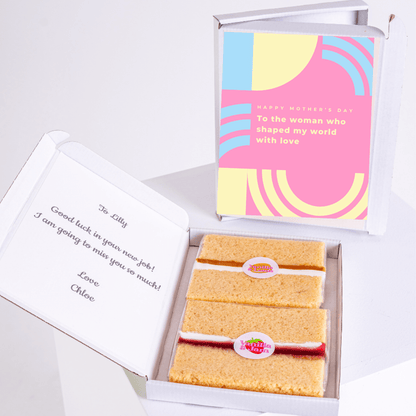 Cake gift box for Lilly with Mother's Day card