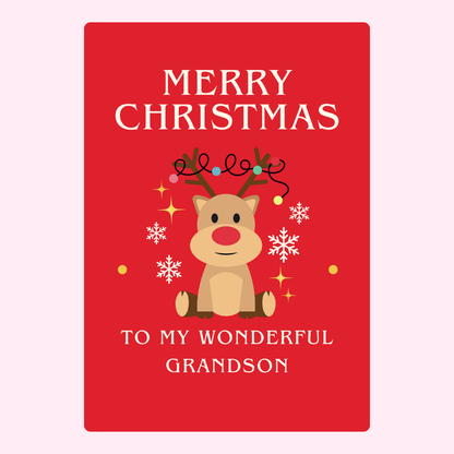 To My Wonderful Grandson