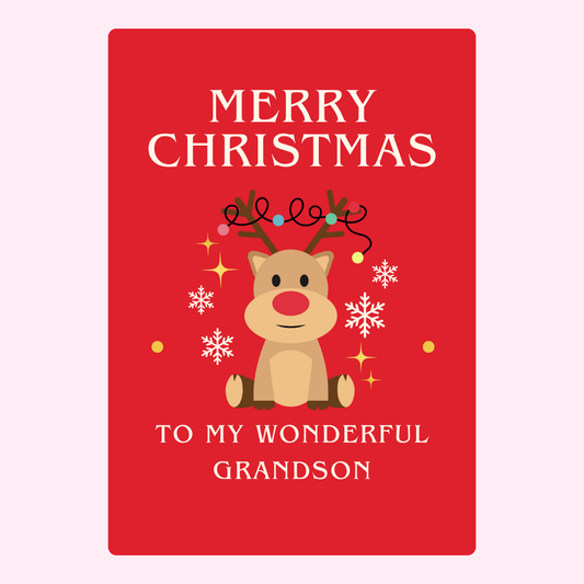 To My Wonderful Grandson