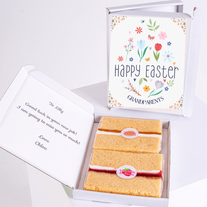 Easter cake gift box for grandparents