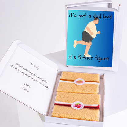 Father figure card and cake gift set for Lilly