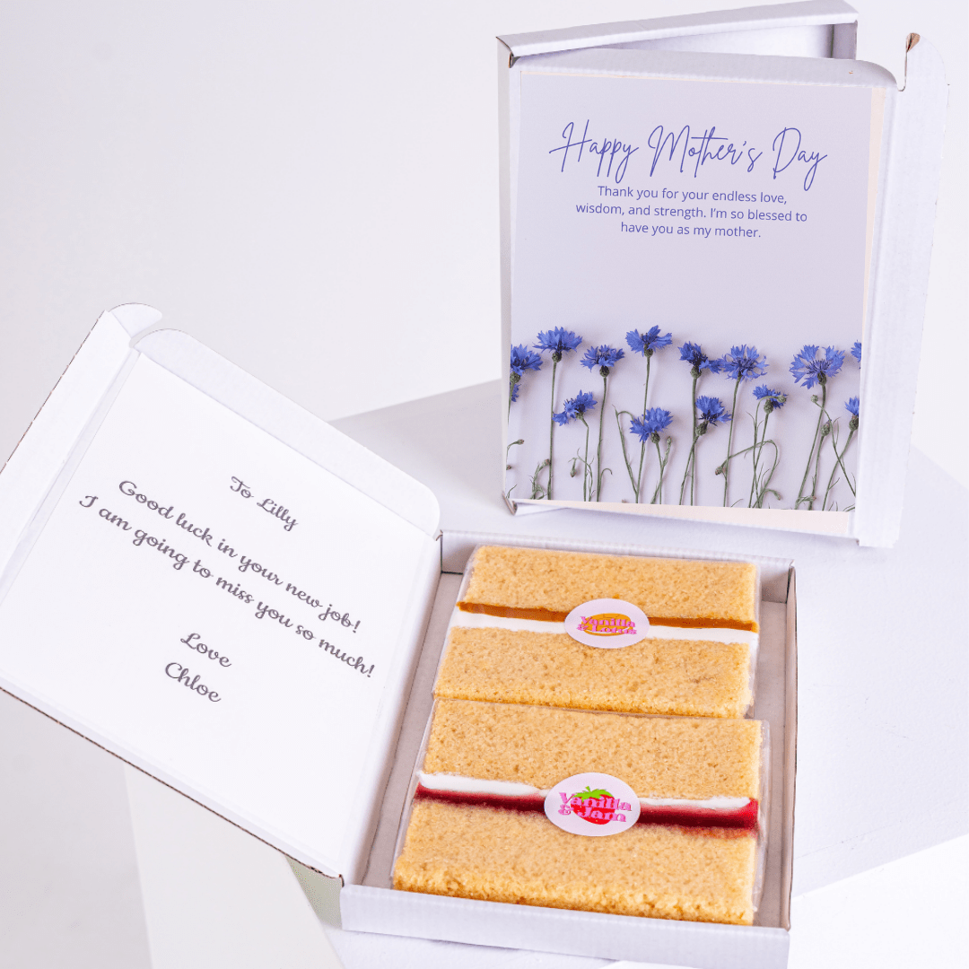 Mother's Day cake gift with message for Lilly