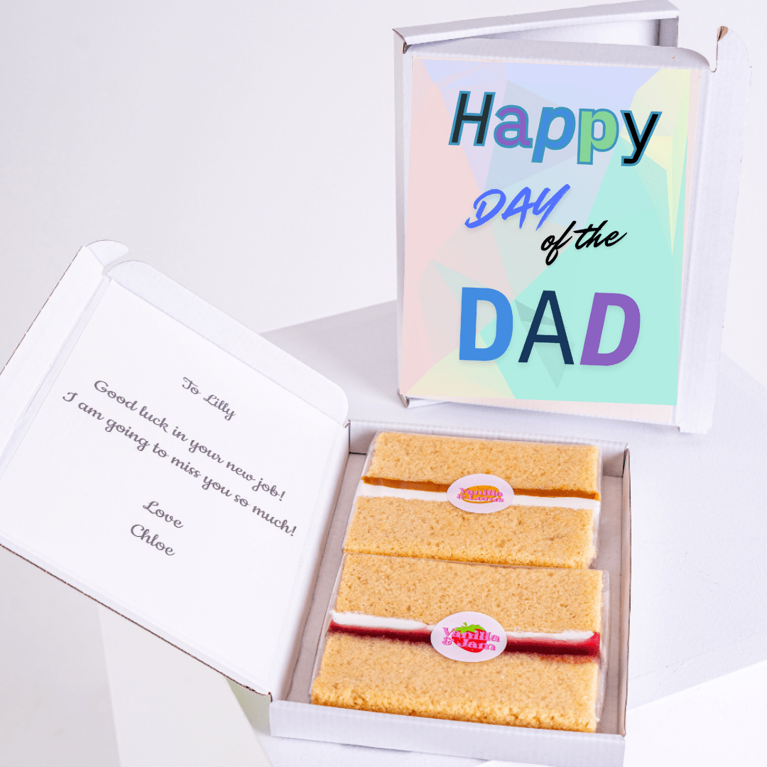 Happy Day of the Dad cake gift box for Lilly