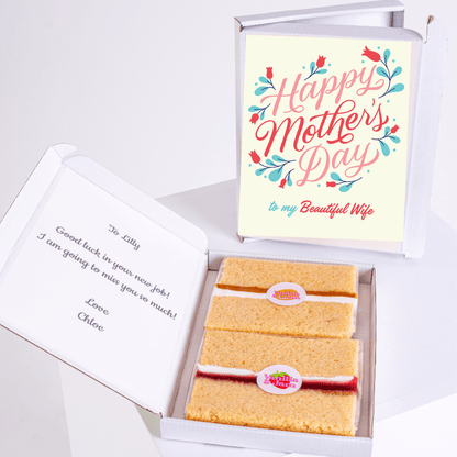 Mother's Day cake gift with message for wife