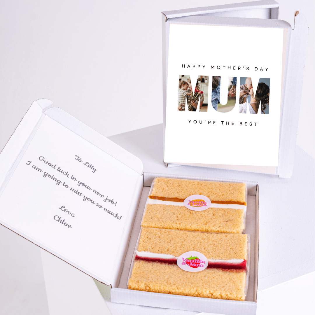 Mother's Day card & cake gift for Mum, by Lilly & Chloe