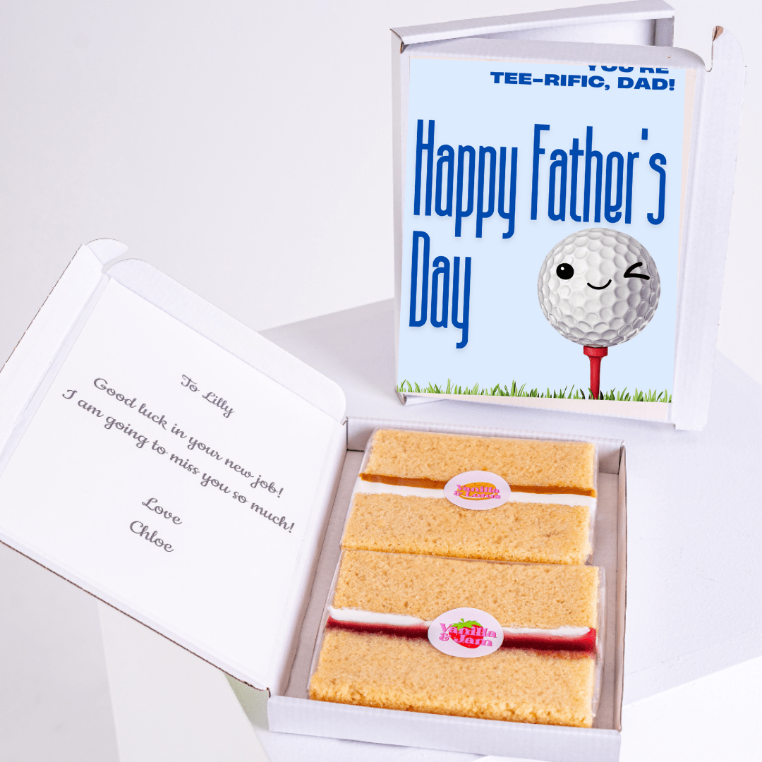 Father's Day card & cake gift box for Lilly