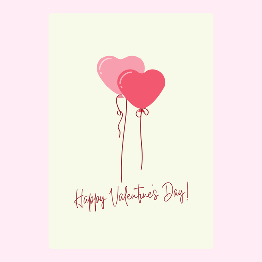 Valentine's Day card with heart balloons (22_f4a63480)