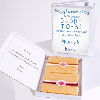 Father's Day gift box for Daddy-to-Be, includes cake & card