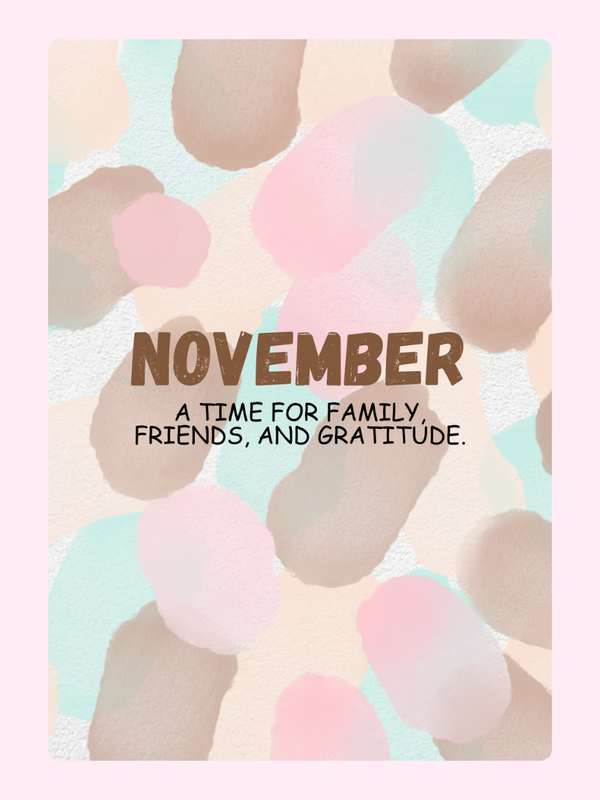 Time for family, friends, and gratitude.
