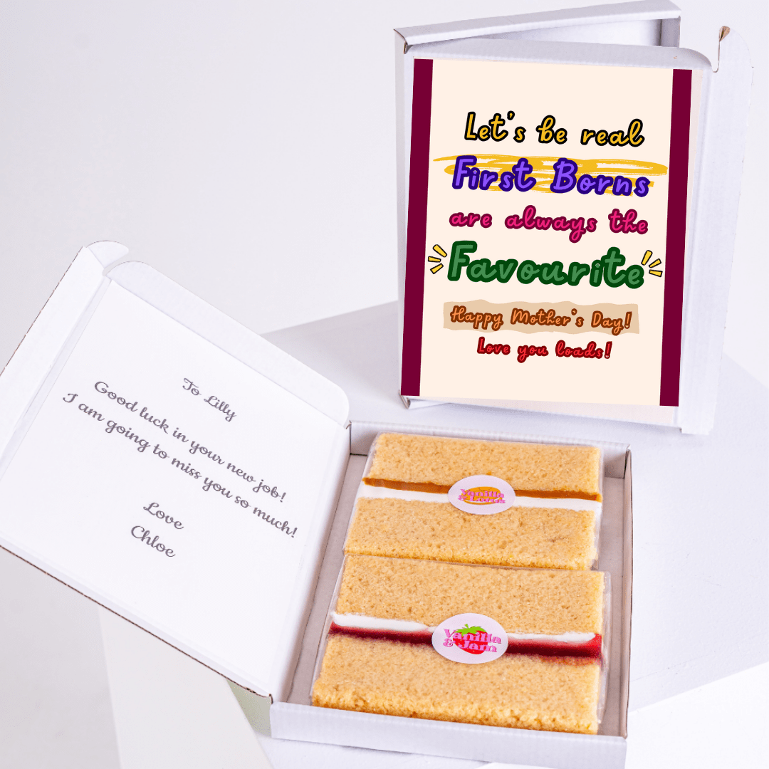 Mother's Day cake & card with First Borns are Favourite message, gift for...