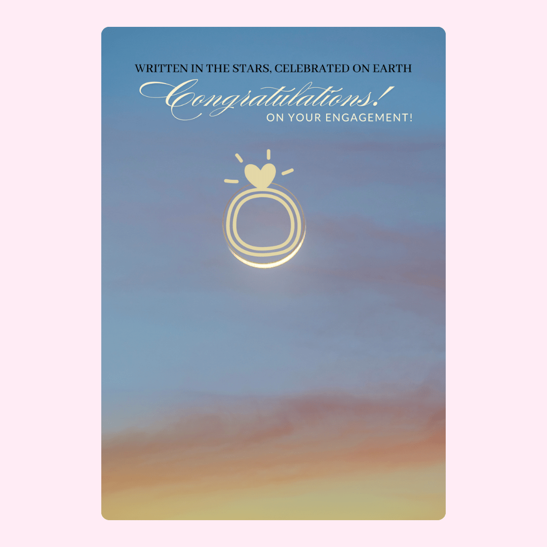 Engagement card with ring, congratulations message, 23_a8fdb593
