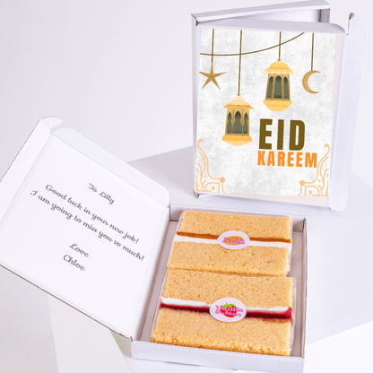 Eid Kareem cake gift box for Lilly.