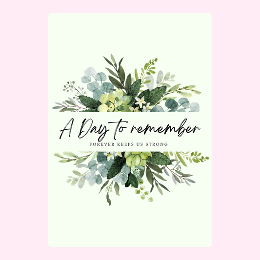 Floral A Day to Remember card - 23_e2852655