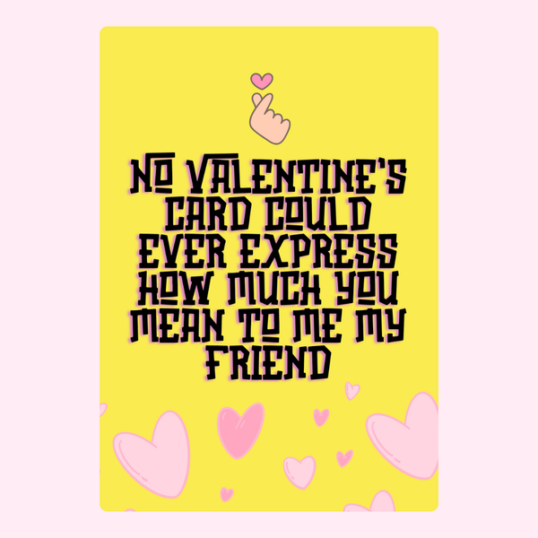 No Valentine's