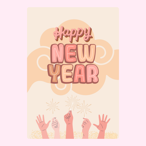 Happy New Year - Hands