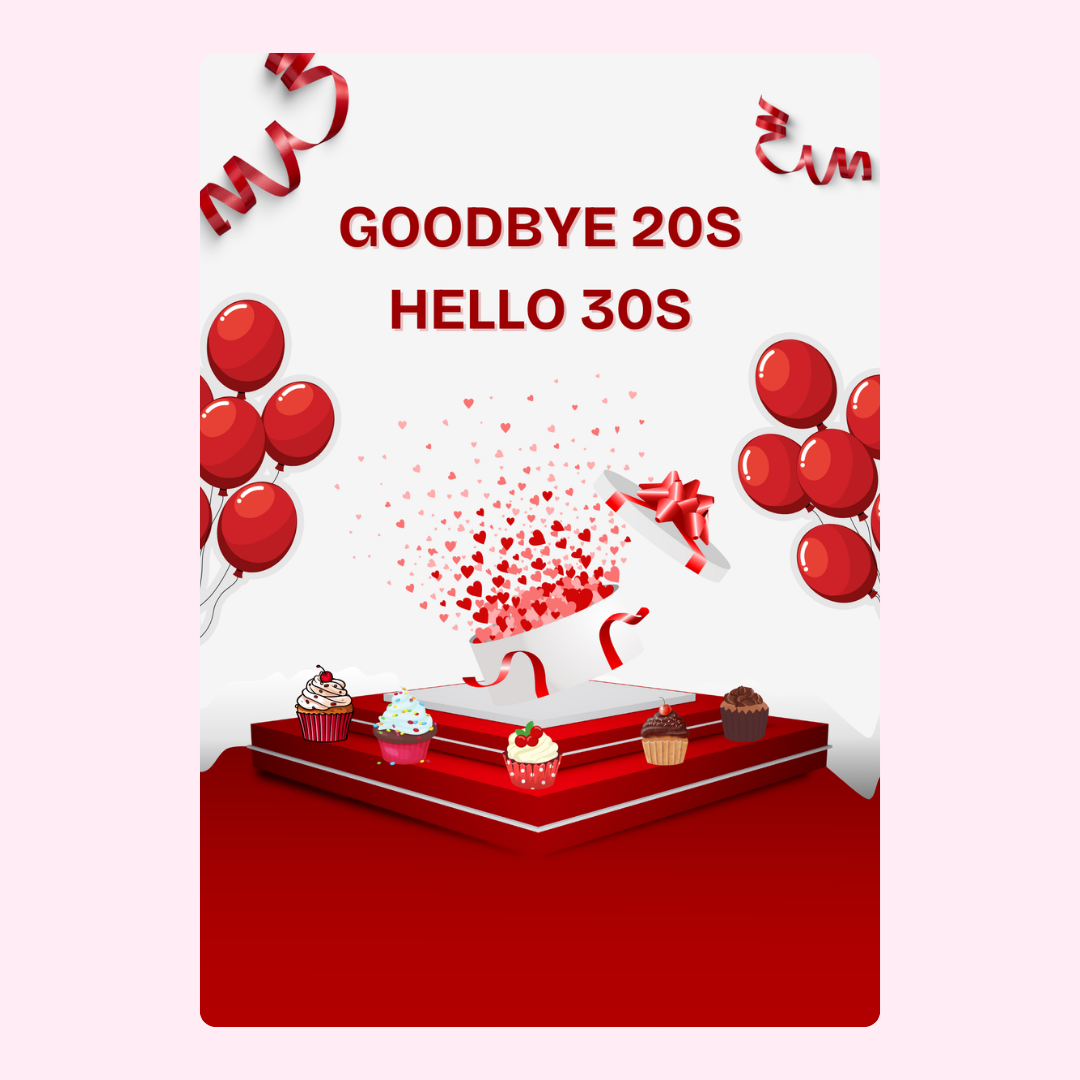 Goodbye 20s, Hello 30s birthday gift image