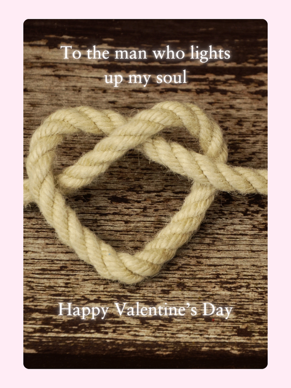 Happy Valentine's Day_229 Cake Card, for a husband