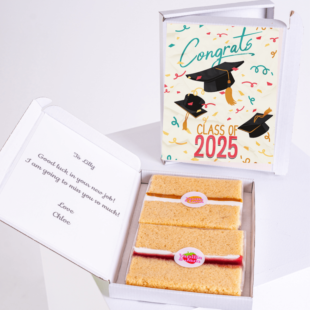 Graduation cake gift box for Lilly, Class of 2025