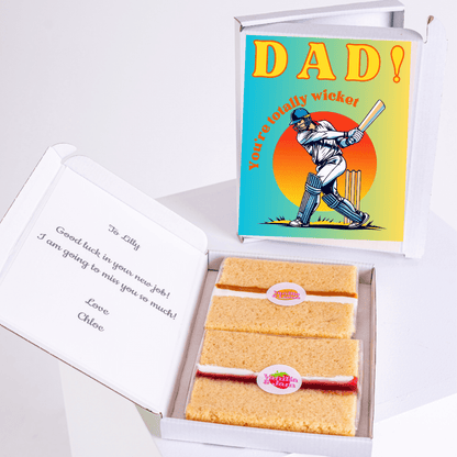 Dad Cricket Cake Gift Box