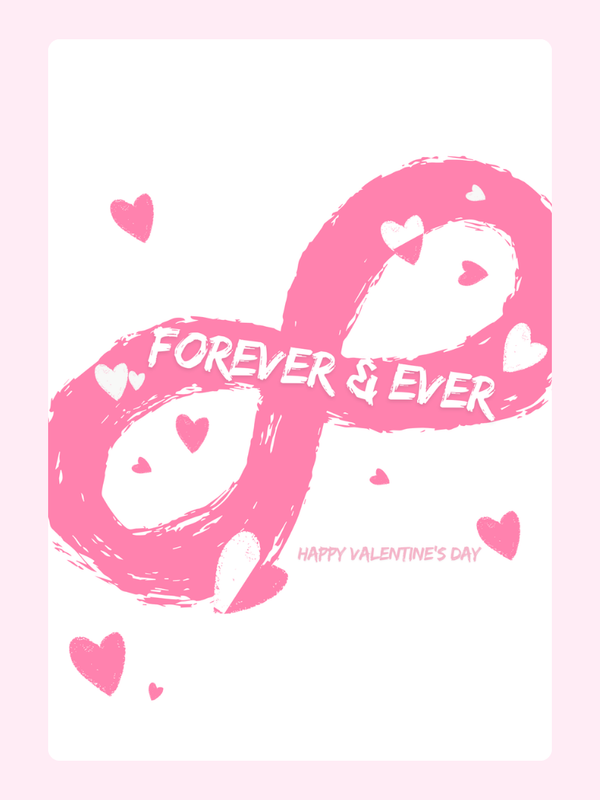 Happy Valentine's Day_72 Cake Card, for a girlfriend