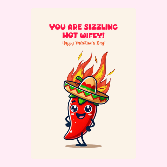 Sizzling hot wifey! Happy Valentine's Day!