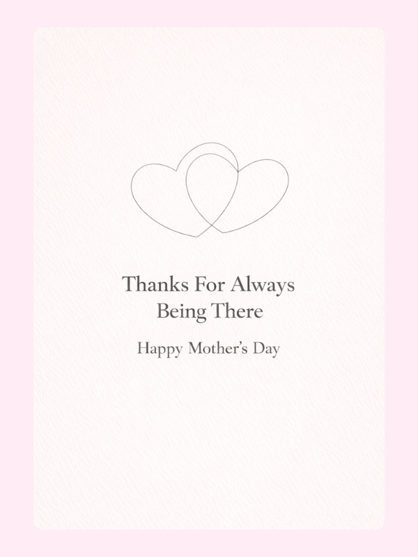 HMD-Mum-021 letterbox cake card with freshly baked cake slices