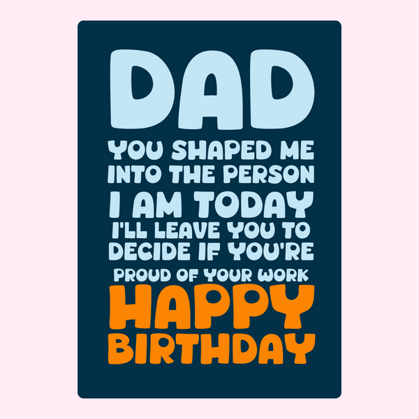 Happy Birthday Dad